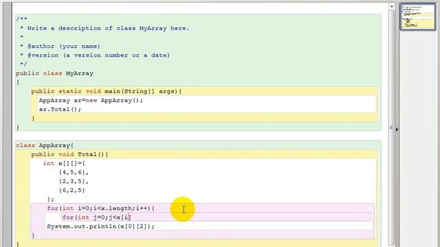 BlueJ Double Array смотреть онлайн