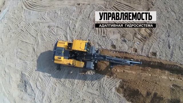 Новый колесный экскаватор Volvo EW205D