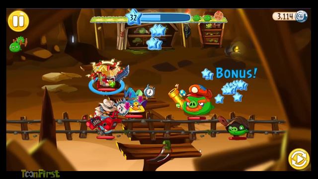Angry Birds Epic: Cave 9, The Pig Lair 5, Wensday Dungeon: Floating HogHouse, GamePlay Walkthrough смотреть онлайн
