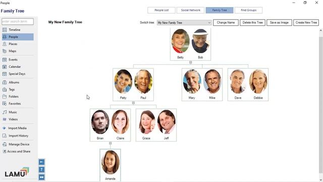 Family Tree -- Organize Photos with LAMU 3 4 смотреть онлайн
