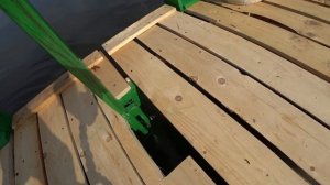 Разборный плот с мангалом, ИСПЫТАНИЯ!!!