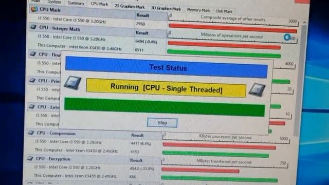 Core i3-550 vs Xeon X3430 (i5-750) benchmark смотреть онлайн