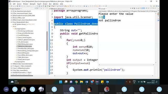 Add Numeric values only | Java program | Software Testing Online Classes смотреть онлайн