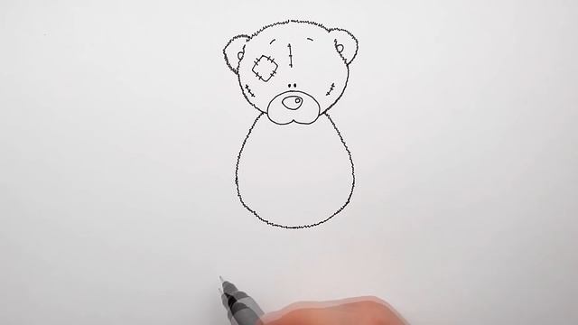 Как Нарисовать Мишку Тедди поэтапно ❤ смотреть онлайн