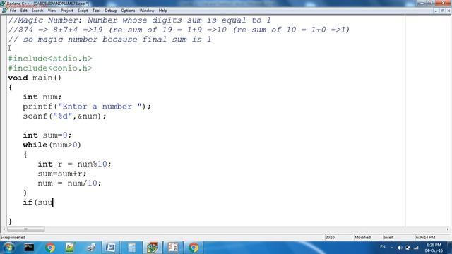 Magic Number In C смотреть онлайн