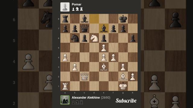Alexander Alekhine vs Arturo Pomar. Spain 1945 смотреть онлайн