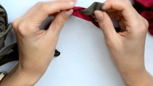 Как соединить две ленты трикотажной пряжи trapillo. how to connect the two lines t-shirt yarn