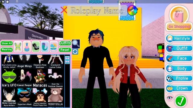 ANIME COUPLE OUTFITS IN ROBLOX ROYALE HIGH!!!!! FT. CALLMEHHALEY смотреть онлайн