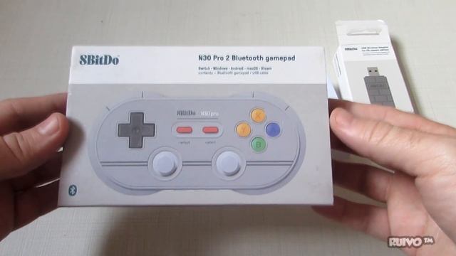 Adaptador 8BitDo Wireless USB para Switch, Raspberry Pi e PC смотреть онлайн