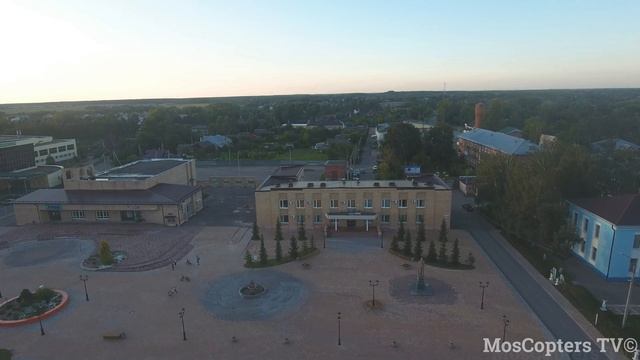 Поселок Лотошино с высоты птичьего полета Лето 2021 смотреть онлайн