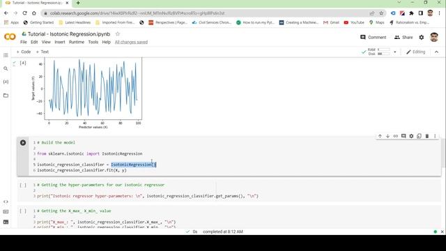 Regression Models in Machine Learning: Isotonic Regression (monotone fit from predictor to target) смотреть онлайн