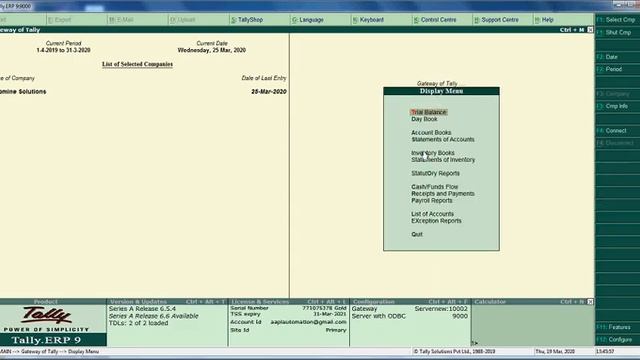 Tally Add On : Closing Stock in Order Outstanding Reports in Tally.ERP9 software. смотреть онлайн