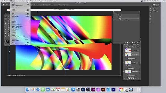 Gradient warping in Photoshop смотреть онлайн