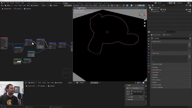 How to create a "halftone" (gradient) Blender shader I CG Cookie Livestream I 2023 смотреть онлайн