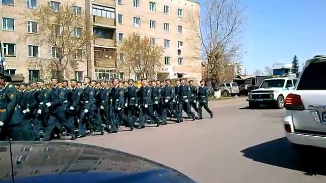 Парад в Щучинске смотреть онлайн