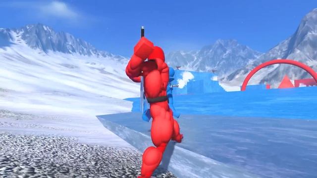 Battle of Ragdolls: Red vs Blue - Smart AI Cinematic NPC Wars (with active ragdoll physics) смотреть онлайн