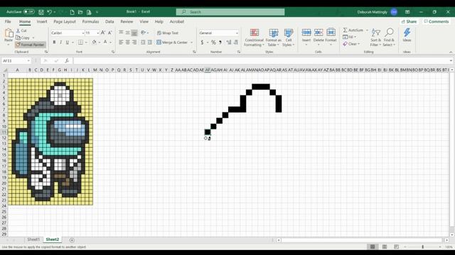 Making Pixel Art in Excel смотреть онлайн