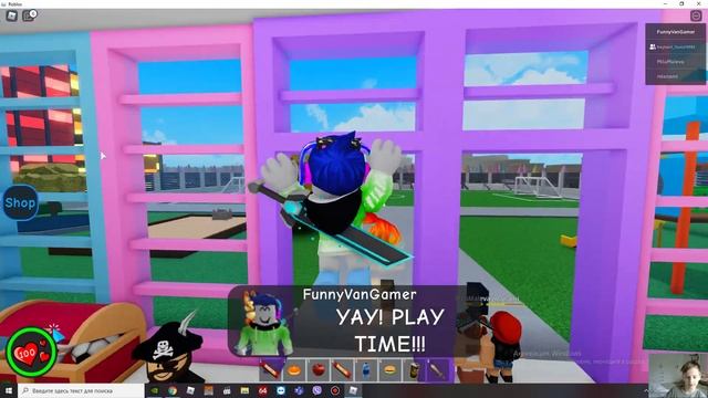 Играю с подругой в ROBLOX страшный детский садик смотреть онлайн