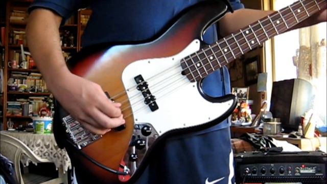 Guns N' Roses - Sweet Child O'Mine (bass cover) смотреть онлайн