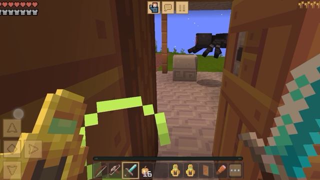 На мою деревню жителей напали зомби в minecraft | ДимА4 minecraft!