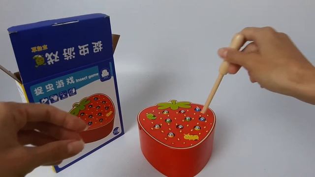 Игровой набор Магнитная рыбалка Поймай червячка в Клубнике смотреть онлайн