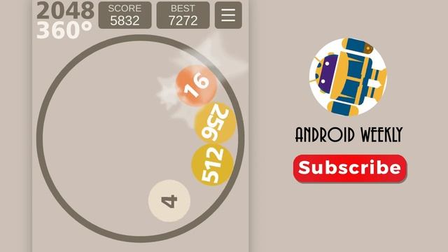 2048 X 360 - 2048 Classic Gameplay - Reach 1024!