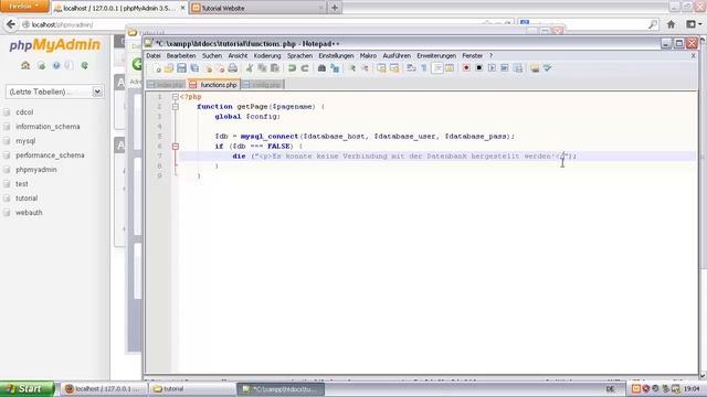 PHP Grundkurs Tutorial - #010 - MySQL Datenbanken unter PHP [Deutsch][HD] смотреть онлайн