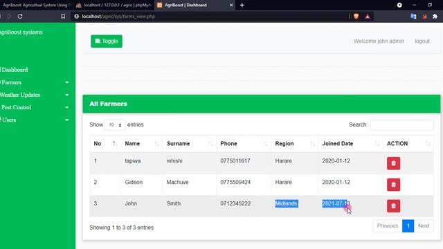 AgriBoost Agricultural System in PHP DEMO смотреть онлайн