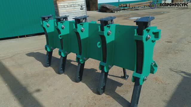 Грабли лесные на пружинах ЛГП-2,5 Леспромресурс, для уборки веток, сучьев, порубочных остатков смотреть онлайн