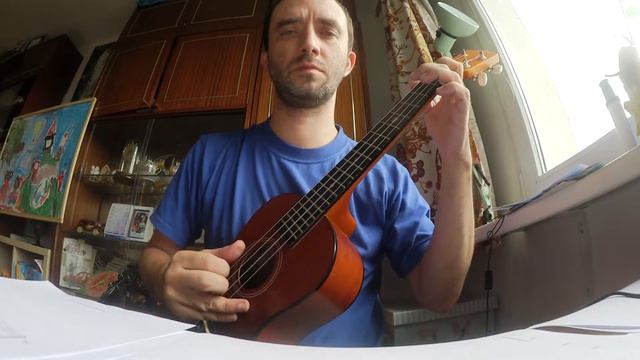 Jewish songs for Open G Baritone Ukulele or Banjo смотреть онлайн