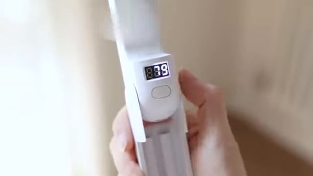 Ручной складной вентилятор креативный мобильный телефон держатель цифровой дисплей зарядка питания