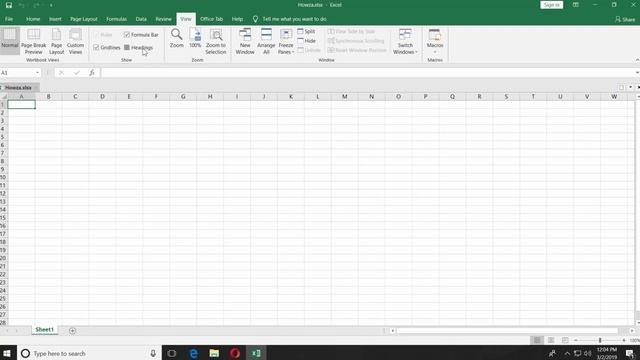 How to Enable or Disable Headings in Excel 2019 смотреть онлайн