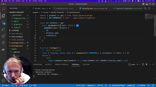 Secret Project #5 - Добавил GraphQL CodeGen смотреть онлайн