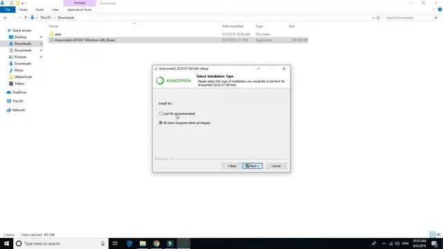 Installation of Anaconda with Python смотреть онлайн