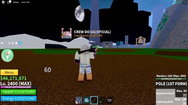 COMO CONSEGUIR o POLE V1 e V2 (ESPADA DO ENEL) NO BLOX FRUITS | Roblox - GG Games смотреть онлайн