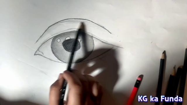 ?Realistic eye sketch drawing ? смотреть онлайн