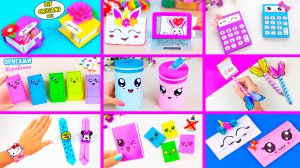 Как сделать простые поделки из бумаги своими руками Diy kawaii необычная мини канцелярия