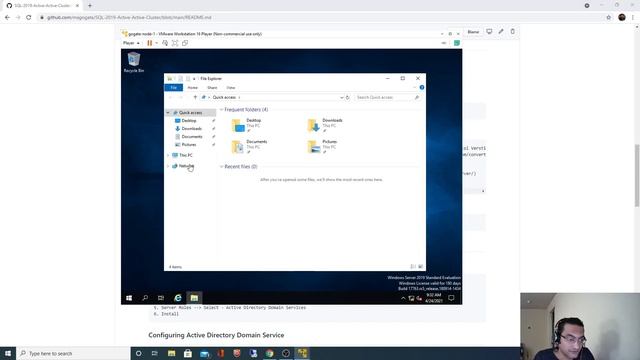 SQL Server 2019 Cluster - 4 : Adding nodes to Domain смотреть онлайн