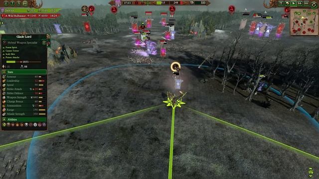 WILD RIDER BOUNTY ATTEMPT | Wood Elves vs Dark Elves - Total War Warhammer 3 смотреть онлайн