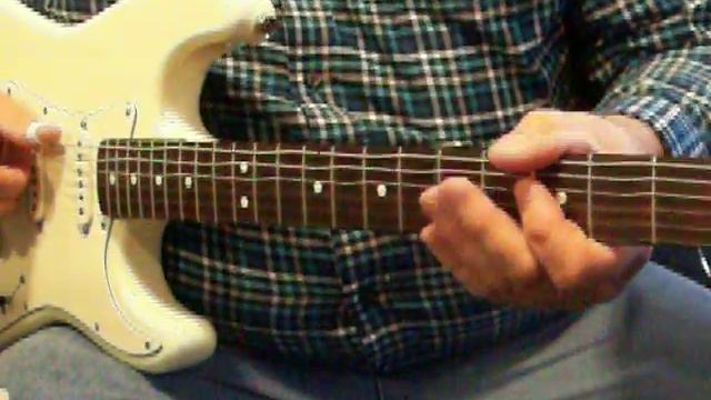 Country Style Electric Guitar Lick on a Vintage Korean Fender Stratocaster смотреть онлайн