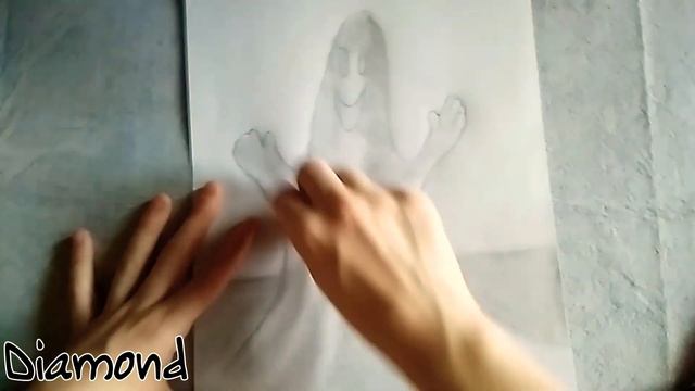 3D привидение рисуем карандашом смотреть онлайн