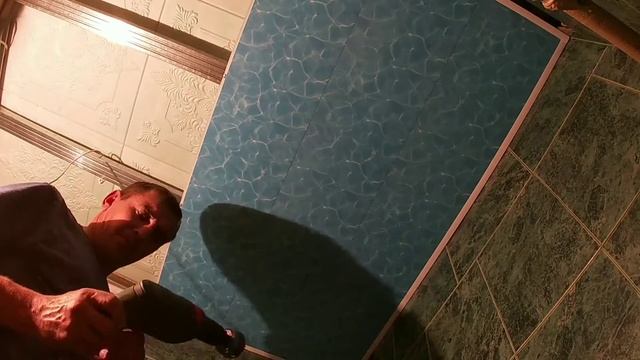 Потолок с ПВХ панелей своими руками. смотреть онлайн