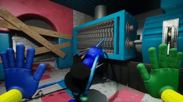 What If You Destroy Nightmare Daddy Long Legs In The Shredder - Poppy Playtime Chapter 2 смотреть онлайн