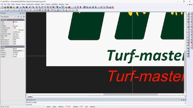Making a CAD version of a logo смотреть онлайн