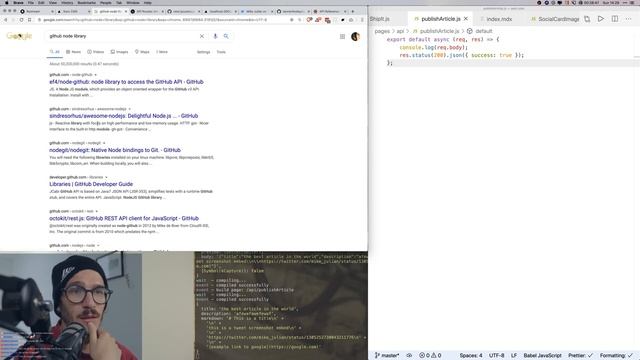 Can we use NextJS API routes to commit to github – #CodeWithSwiz 6 смотреть онлайн