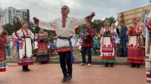 Народный фольклорный ансамбль «Уяв». Чувашский танец и песня. День города Чебоксары 2023