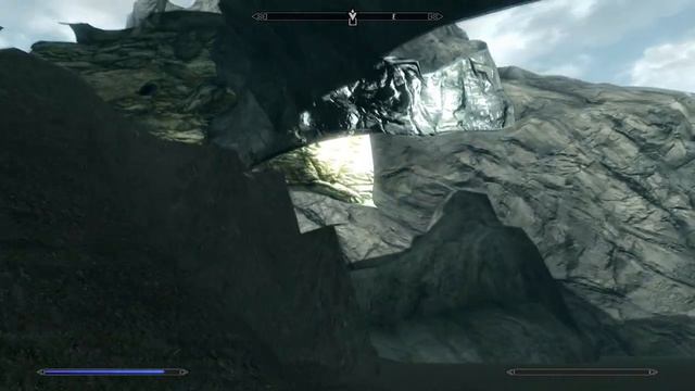 Skyrim - Riding A Eagle "Getting Out Of The Map" смотреть онлайн