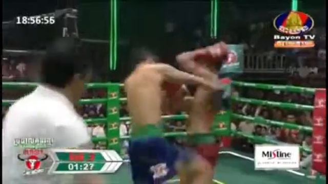 Proeung Socheat vs Yodphayak(Thai) | Kun Khmer boxing 16-09-2018 смотреть онлайн