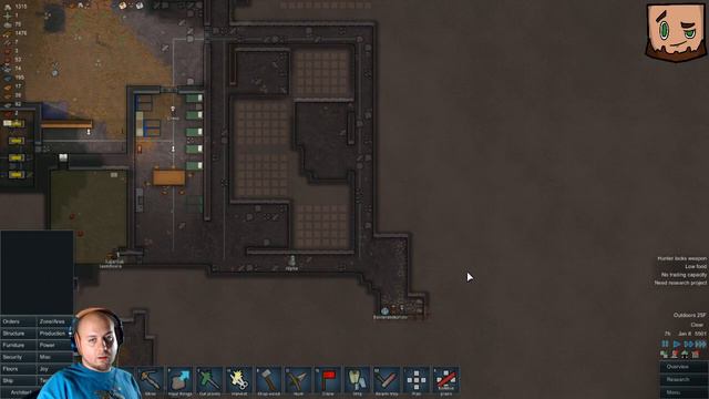 Rimworld with Viewers extended version to pass time at work. - 1 / 2 смотреть онлайн
