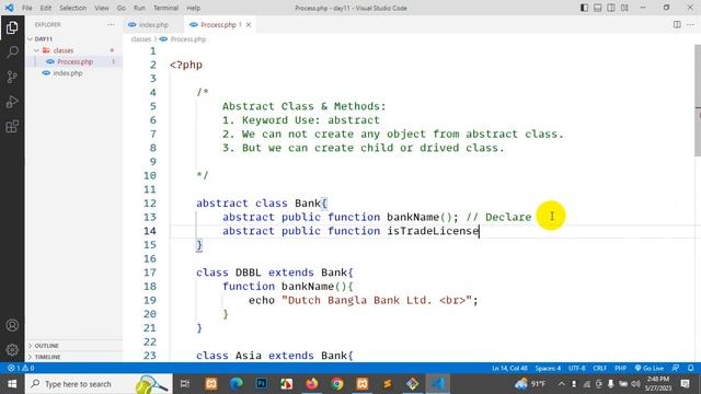 PHP OOP Abstract Class, Methods, Interface, Polymorphism | PencilBox | SEIP Batch-14 смотреть онлайн